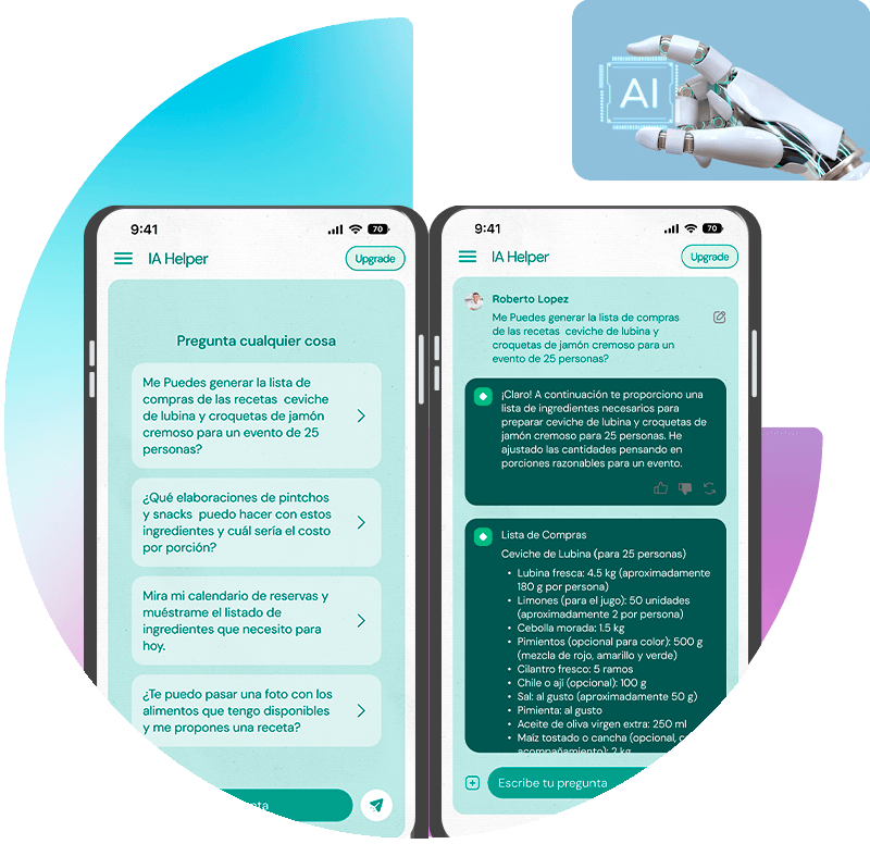 mockup paginas ayuda IA app insiderest